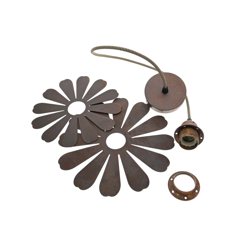 Bohemia-Design - Lestenec na kabelu 1xE27/60W/230V bronast