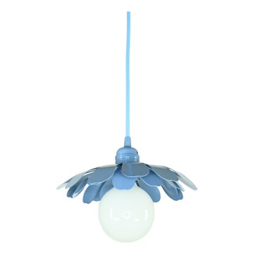 Bohemia-Design - Lestenec na kablu 1xE27/60W/230V modri