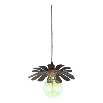 Bohemia-Design - Lestenec na kablu 1xE27/60W/230V v bronzani barvi