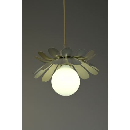 Bohemia-Design - Lestenec na kablu 1xE27/60W/230V v kremni barvi