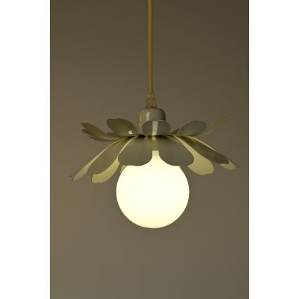 Bohemia-Design - Lestenec na kablu 1xE27/60W/230V v kremni barvi