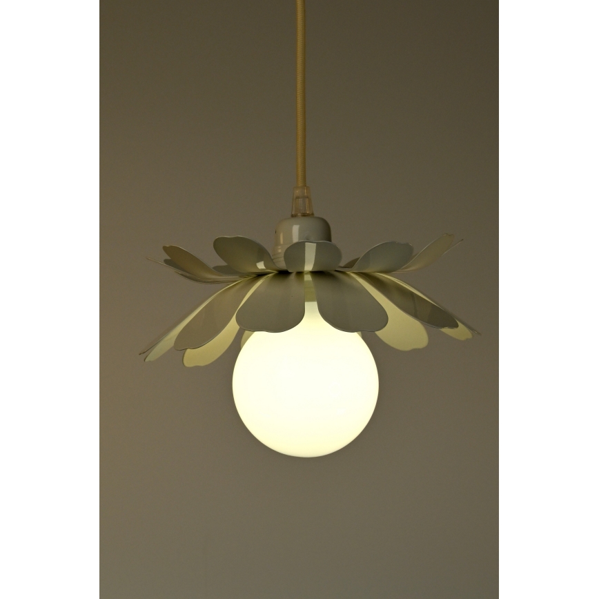 Bohemia-Design - Lestenec na kablu 1xE27/60W/230V v kremni barvi