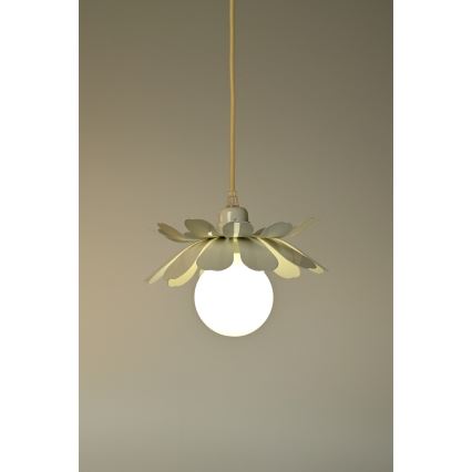 Bohemia-Design - Lestenec na kablu 1xE27/60W/230V v kremni barvi