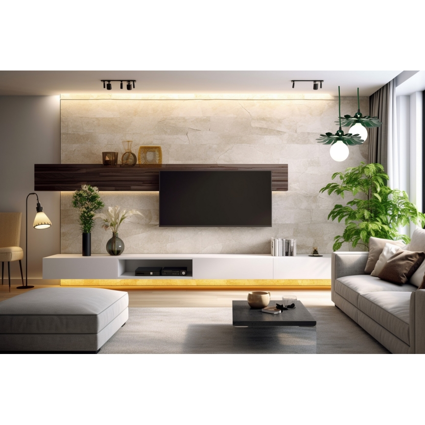 Bohemia-Design - Lestenec na vrvici 1xE27/60W/230V zelen