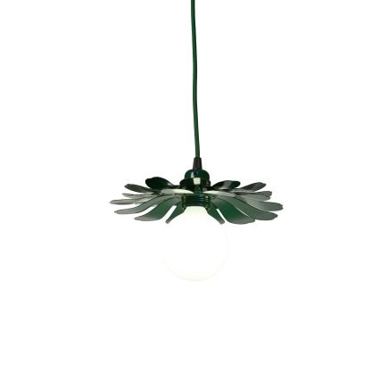 Bohemia-Design - Lestenec na vrvici 1xE27/60W/230V zelen