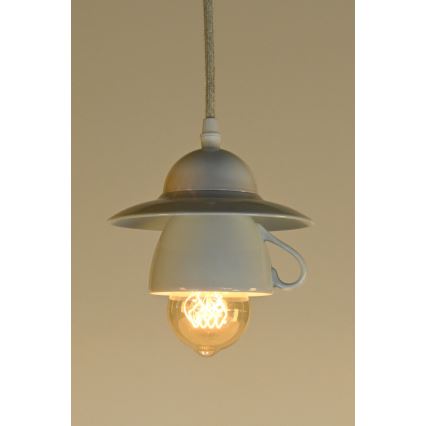 Bohemia-Design - Porcelanast lestenec na vrvici 1xE27/60W/230V
