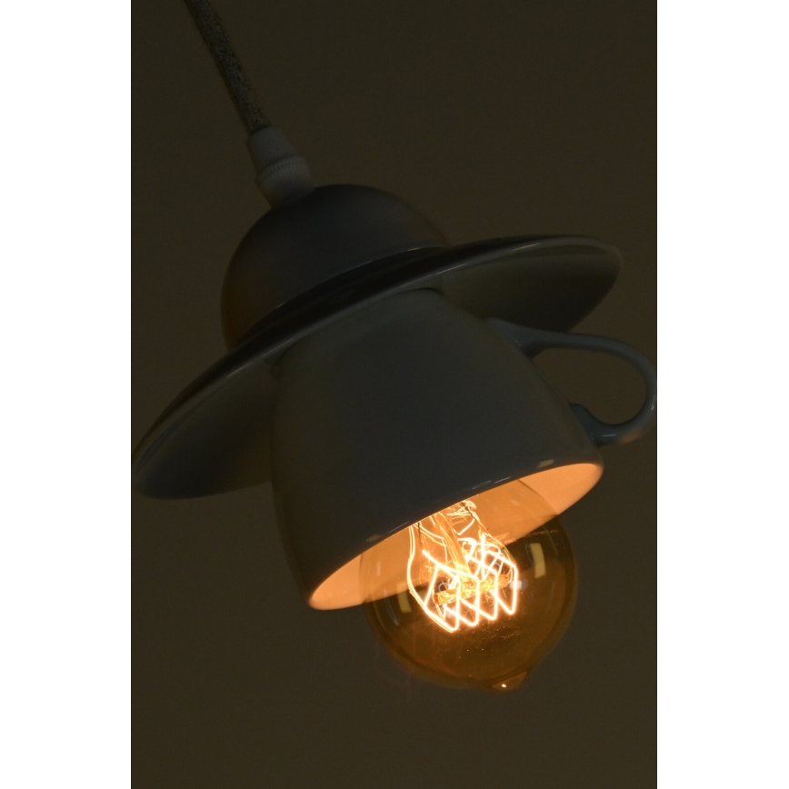 Bohemia-Design - Porcelanast lestenec na vrvici 1xE27/60W/230V