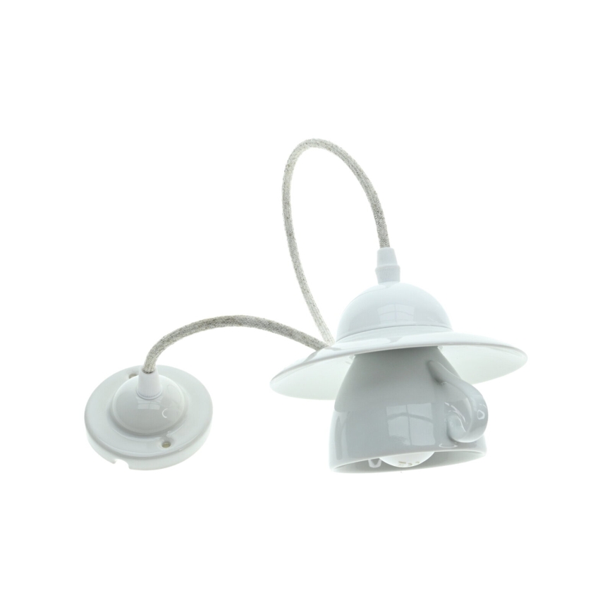 Bohemia-Design - Porcelanast lestenec na vrvici 1xE27/60W/230V