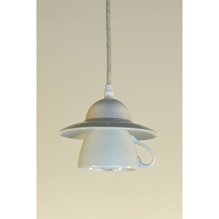 Bohemia-Design - Porcelanast lestenec na vrvici 1xE27/60W/230V