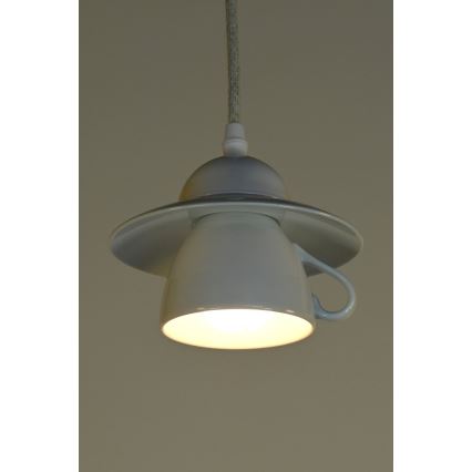 Bohemia-Design - Porcelanast lestenec na vrvici 1xE27/60W/230V