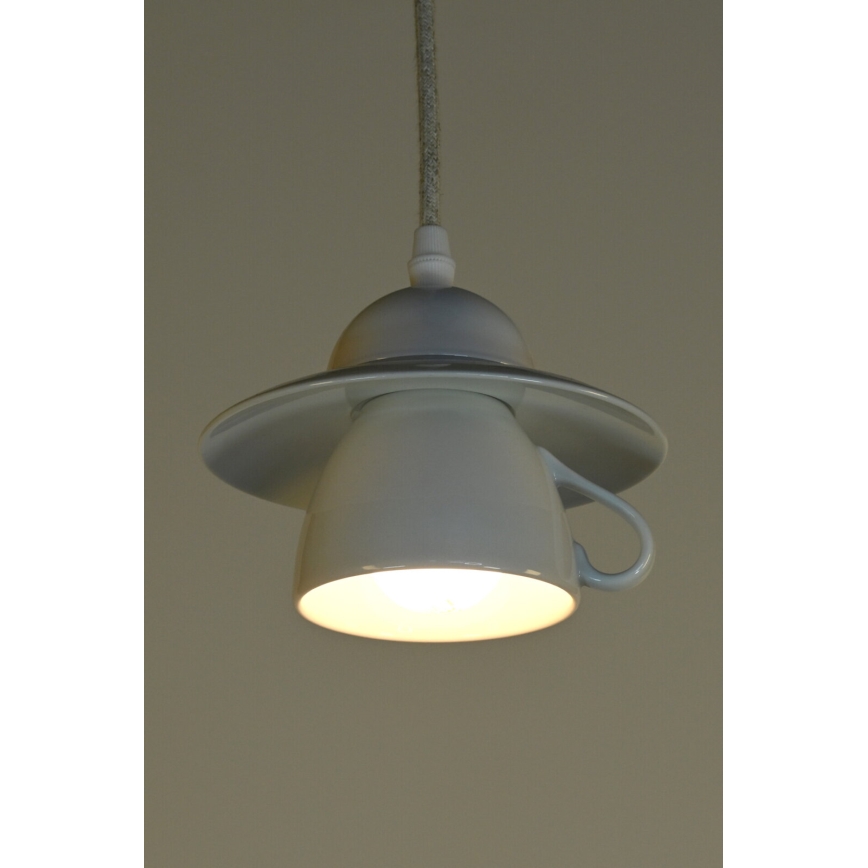 Bohemia-Design - Porcelanast lestenec na vrvici 1xE27/60W/230V