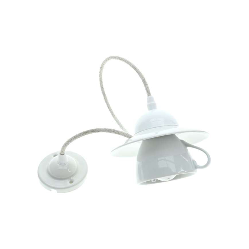 Bohemia-Design - Porcelanast lestenec na vrvici 1xE27/60W/230V