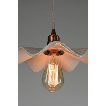 Bohemia-Design - Porcelanast lestenec na žici 1xE27/60W/230V