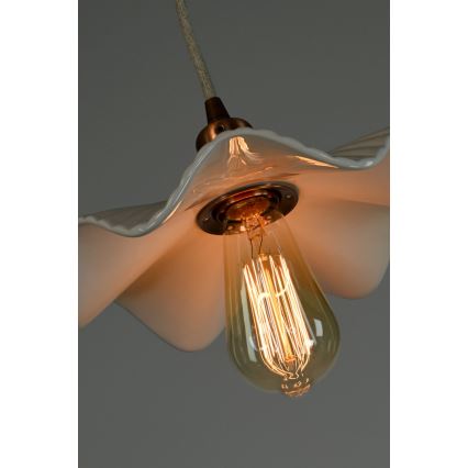 Bohemia-Design - Porcelanast lestenec na žici 1xE27/60W/230V