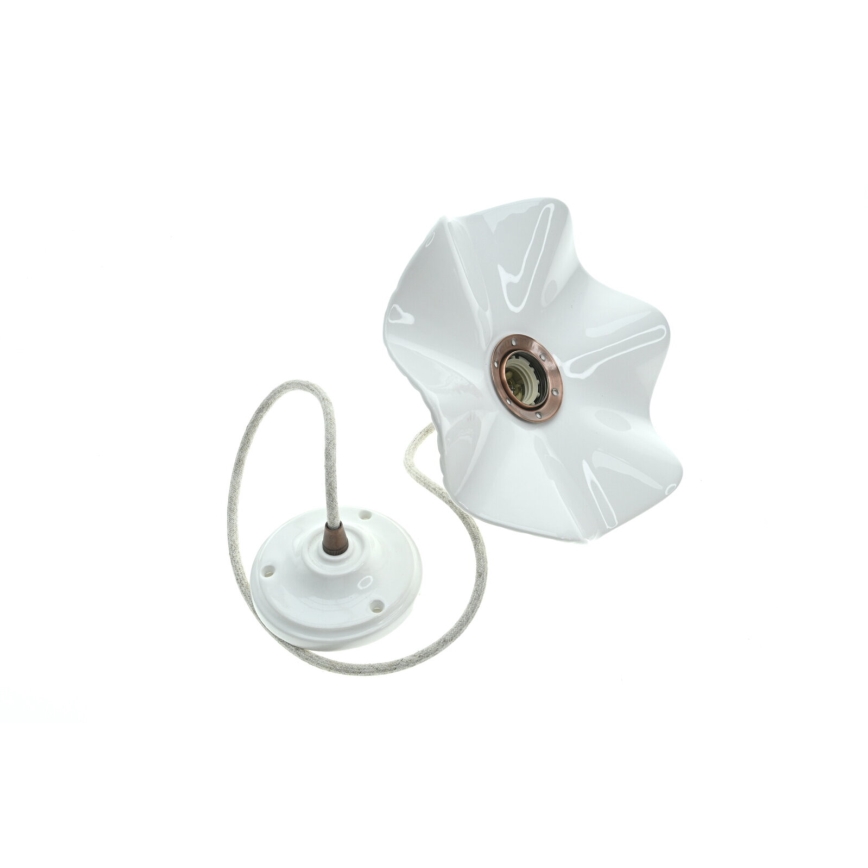 Bohemia-Design - Porcelanast lestenec na žici 1xE27/60W/230V