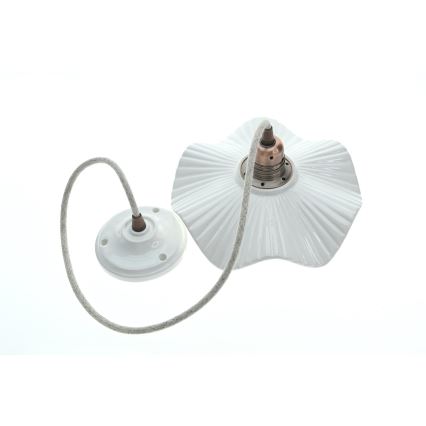 Bohemia-Design - Porcelanast lestenec na žici 1xE27/60W/230V