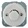 Bohemia-Design - Porcelanast retro zatemnilnik brez okvirja 250V/10A bel