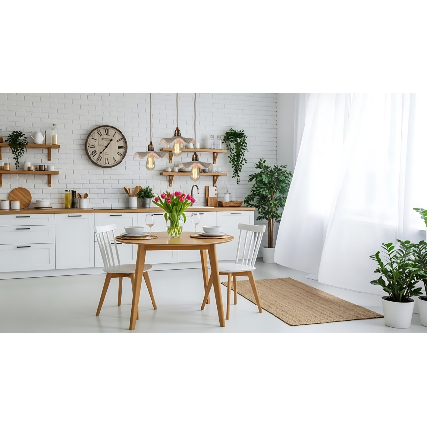 Bohemia-Design - Porcelanski lestenec na vrvici 1xE27/60W/230V