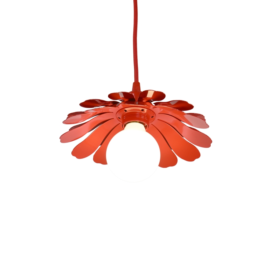 Bohemia-Design - Viseča svetilka na kablu 1xE27/60W/230V rdeča