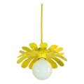 Bohemia-Design - viseči lestenec na kablu 1xE27/60W/230V, rumene barve