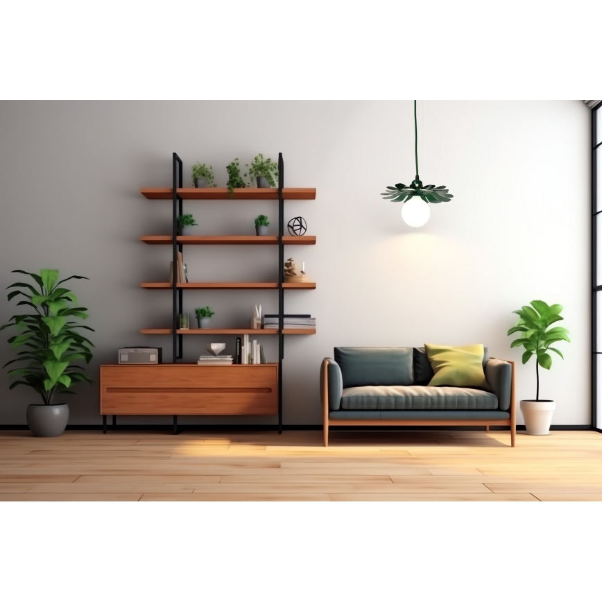 Bohemia-Design - Viseči lestenec s kablom 1xE27/60W/230V zelen