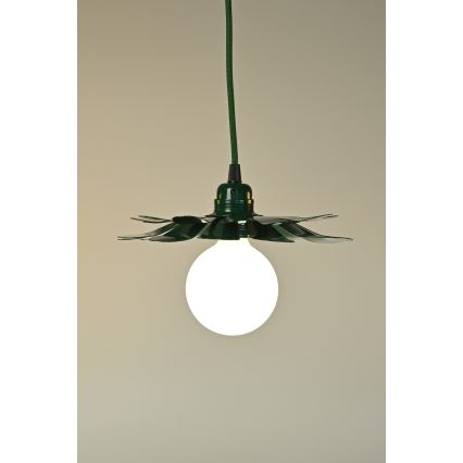 Bohemia-Design - Viseči lestenec s kablom 1xE27/60W/230V zelen