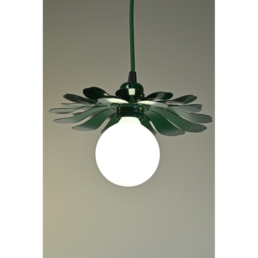 Bohemia-Design - Viseči lestenec s kablom 1xE27/60W/230V zelen