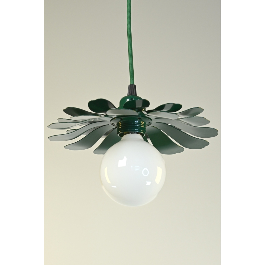 Bohemia-Design - Viseči lestenec s kablom 1xE27/60W/230V zelen