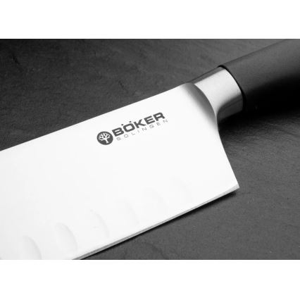 Böker - Kuhinjski nož santoku CORE PROFESSIONAL 16,5 cm črn