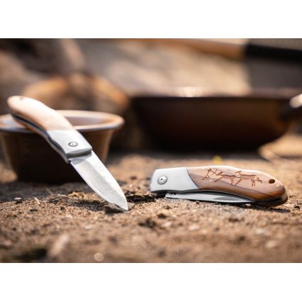 Böker - Žepni nož iz damaščanskega jekla Magnum Caveman 19,4 cm