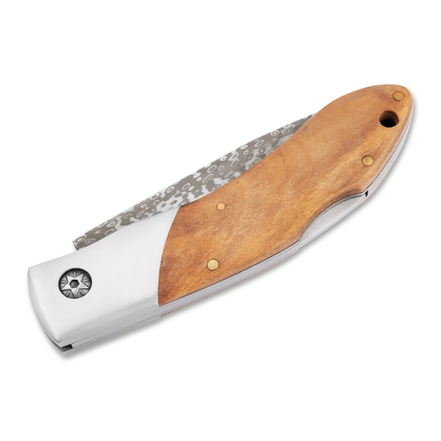 Böker - Žepni nož iz damaščanskega jekla Magnum Caveman 19,4 cm