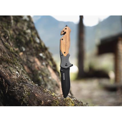 Böker - Žepni nož Magnum Blomkvist Olive 20,5 cm olivni les