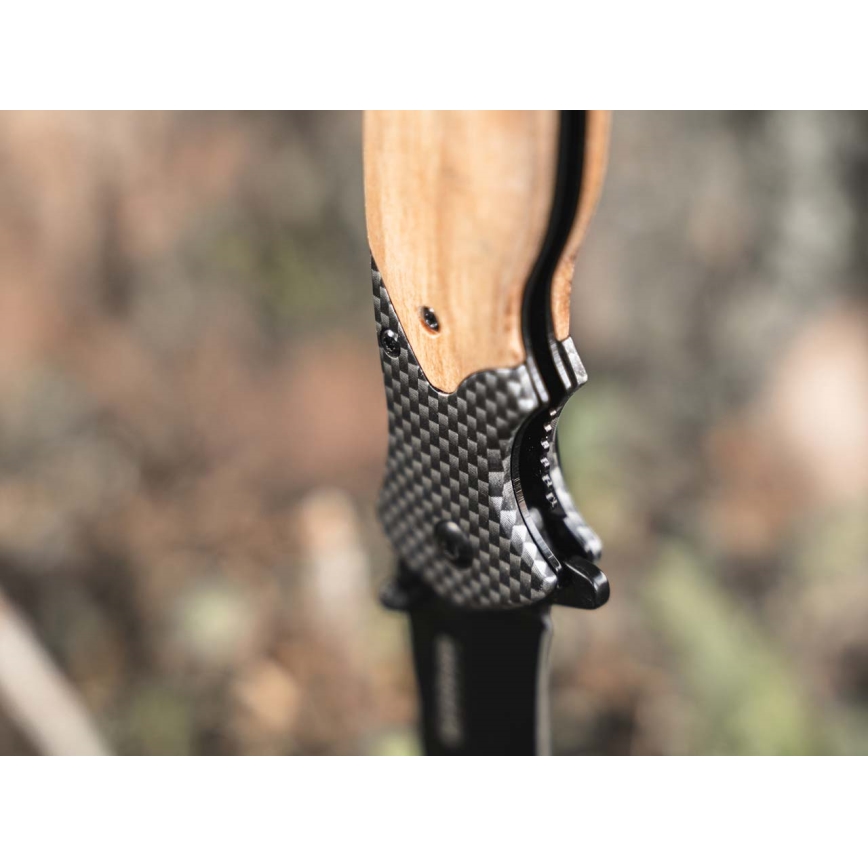 Böker - Žepni nož Magnum Blomkvist Olive 20,5 cm olivni les
