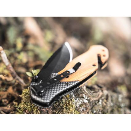 Böker - Žepni nož Magnum Blomkvist Olive 20,5 cm olivni les