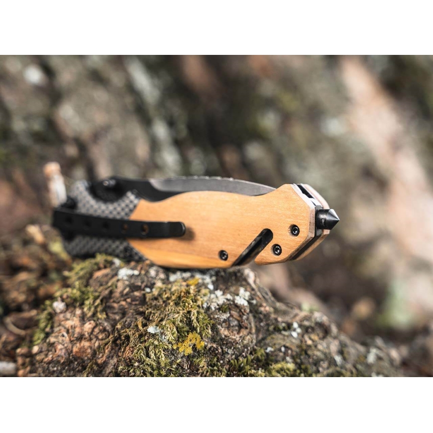 Böker - Žepni nož Magnum Blomkvist Olive 20,5 cm olivni les