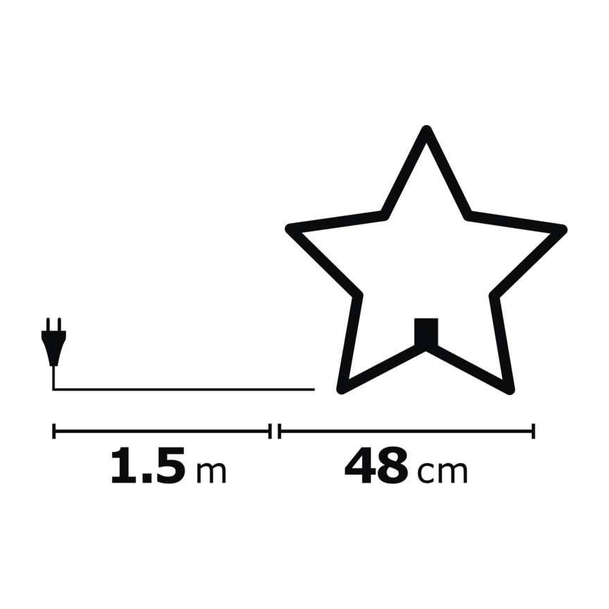 Božična dekoracija 1xE14/230V siva
