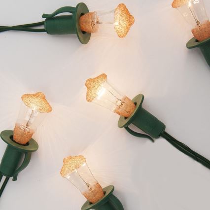 Božična veriga LANTERN 12xE10/10,7m topla bela Narejeno v Evropi