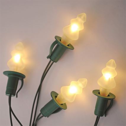 Božična veriga TREE 12xE10/20V/230V bela