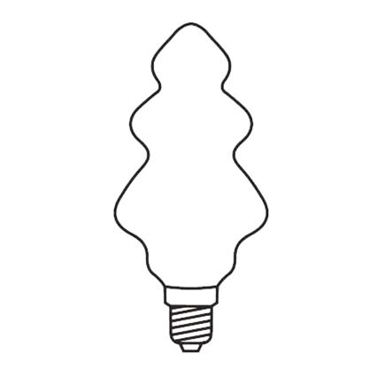 Božična veriga TREE 12xE10/20V/230V bela