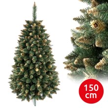 Božično drevo GOLD 150 cm bor