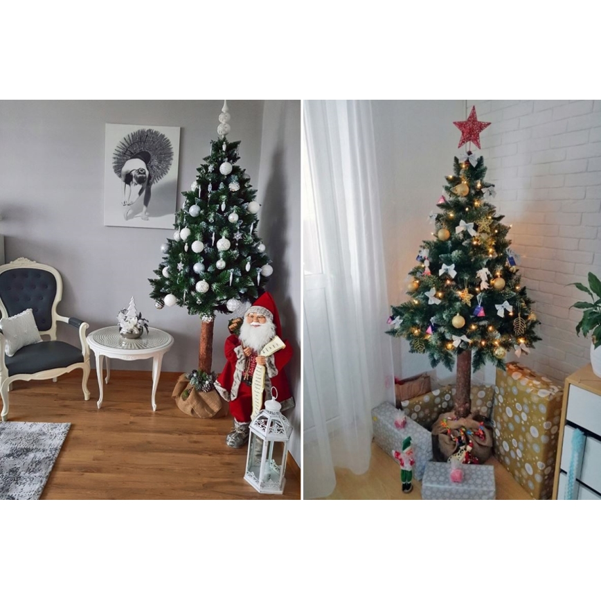 Božično drevo na stojalu 220 cm bor