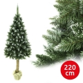 Božično drevo na stojalu 220 cm jelka