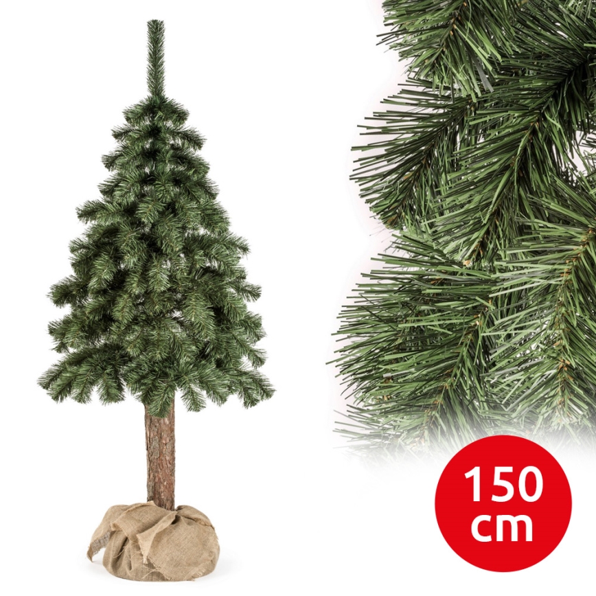 Božično drevo na stojalu NATURAL 150 cm jelka