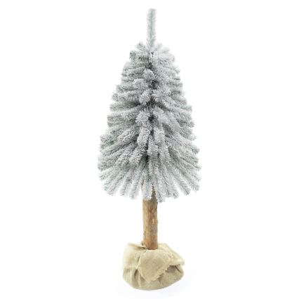 Božično drevo na stojalu NATURAL WITH SNOW 120 cm jelka