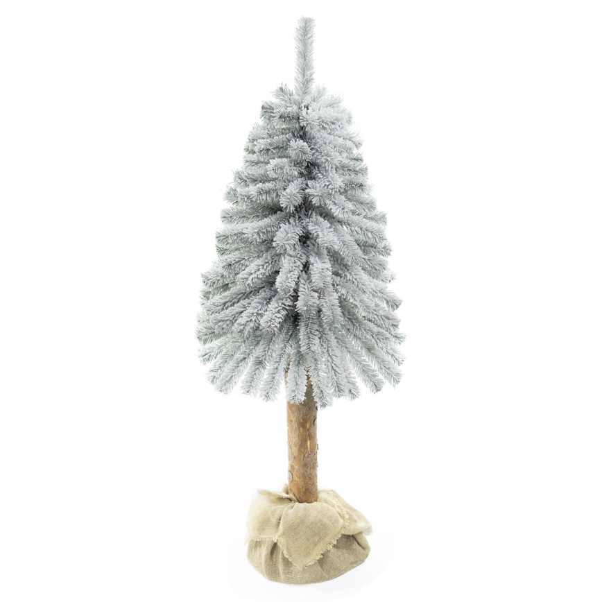 Božično drevo na stojalu NATURAL WITH SNOW 120 cm jelka