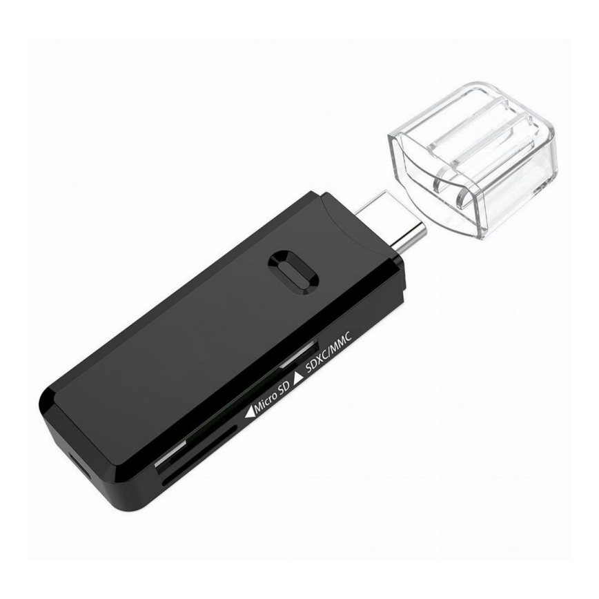 Bralnik kartic MicroSD SDXC MMC s konektorjem USB-C