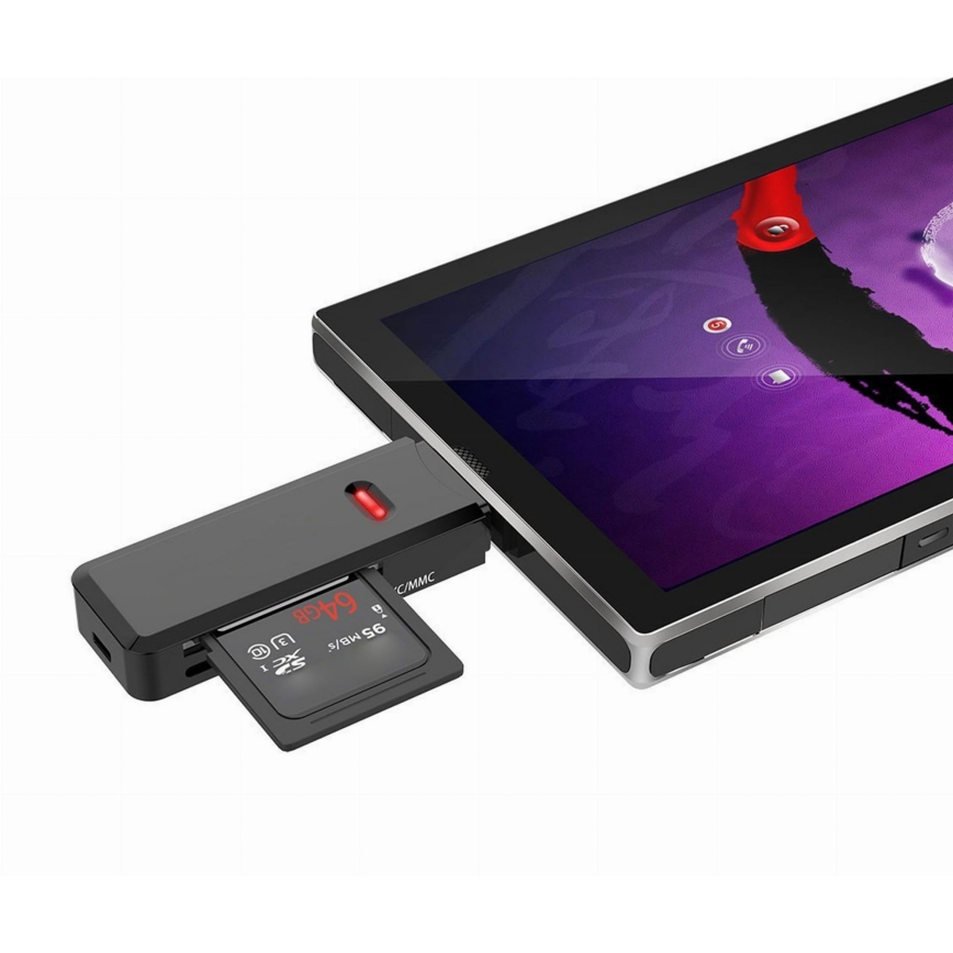 Bralnik kartic MicroSD SDXC MMC s konektorjem USB-C