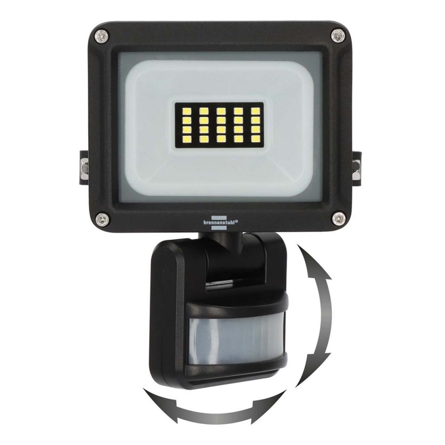 Brennenstuhl - LED Zunanji reflektor s senzorjem LED/10W/230V 6500K IP65