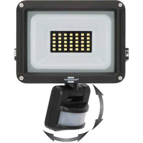 Brennenstuhl - LED Zunanji reflektor s senzorjem LED/20W/230V 6500K IP65