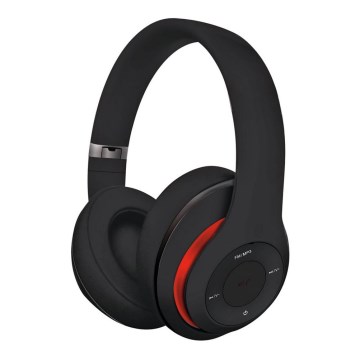 Brezžične slušalke z Bluetooth 400 mAh črna